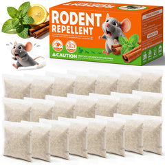 Nergallmo Mouse Rodent Repellent peppermint oil pouches in packaging