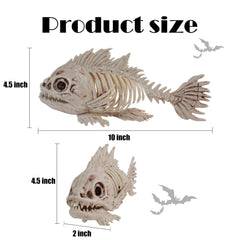 NEROSUN fish skeletons displayed in a graveyard setup