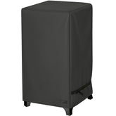 NettyPro Electric Smoker Cover front view, black, 40 inch