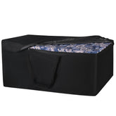 NettyPro Patio Cushion Storage Bag front view, black