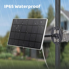NETVUE Solar Panel showing Type-C connection
