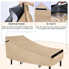 NEVERLAND Lounge Chair Cover featuring ventilation vents