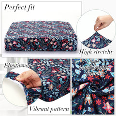 Newwiee cushion covers displayed on outdoor furniture
