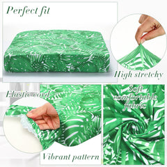 Newwiee cushion covers displayed on outdoor patio furniture