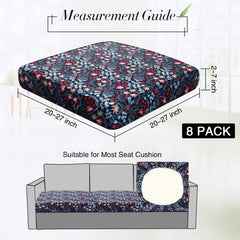 Newwiee cushion covers showing vibrant retro floral design
