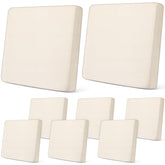 Newwiee light beige patio cushion cover front view