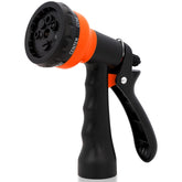 NEXCOVER Garden Hose Nozzle Sprayer front view in orange