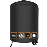NEXCOVER Kettle Grill Cover black, front view