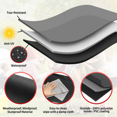 NEXCOVER Round Grill Cover adjustable drawstring feature