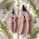 NEXON 8-inch bypass pruning shear with pink handle