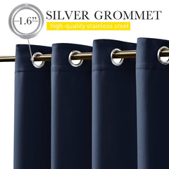 NICETOWN Outdoor Curtains installation with grommets