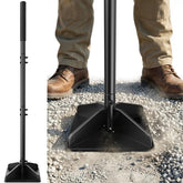 niffgaff 48-inch handle steel tamper front view