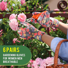 Nimalpal Gardening Gloves in various colours on a table