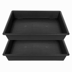 NIMYAU 18 inch square plant saucer front view