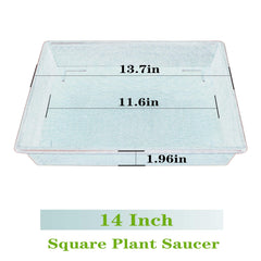 NIMYAU plant saucer 14 inch with potted plant
