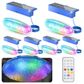 NIORSUN Solar Pool Lights - Blue LED front view