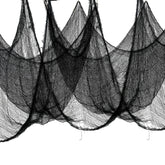 Nirohee Halloween Spider Web Black Creepy Cloth front view
