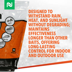 Nisus Niban Granular Bait back view showing ingredients
