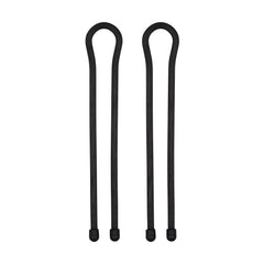 Nite Ize reusable rubber twist tie 18 inch black front view