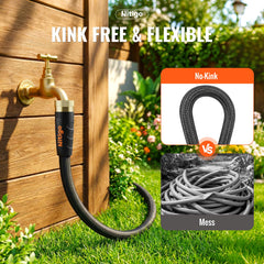 Nitigo Garden Hose rolled up for storage