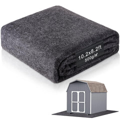 Niuyhe Storage Shed Floor Mat 10.2x8.2ft front view