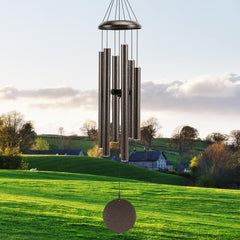 Njeury 40-inch wind chime front view in brown
