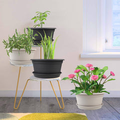 NNARRE plant pots arranged in a garden setting