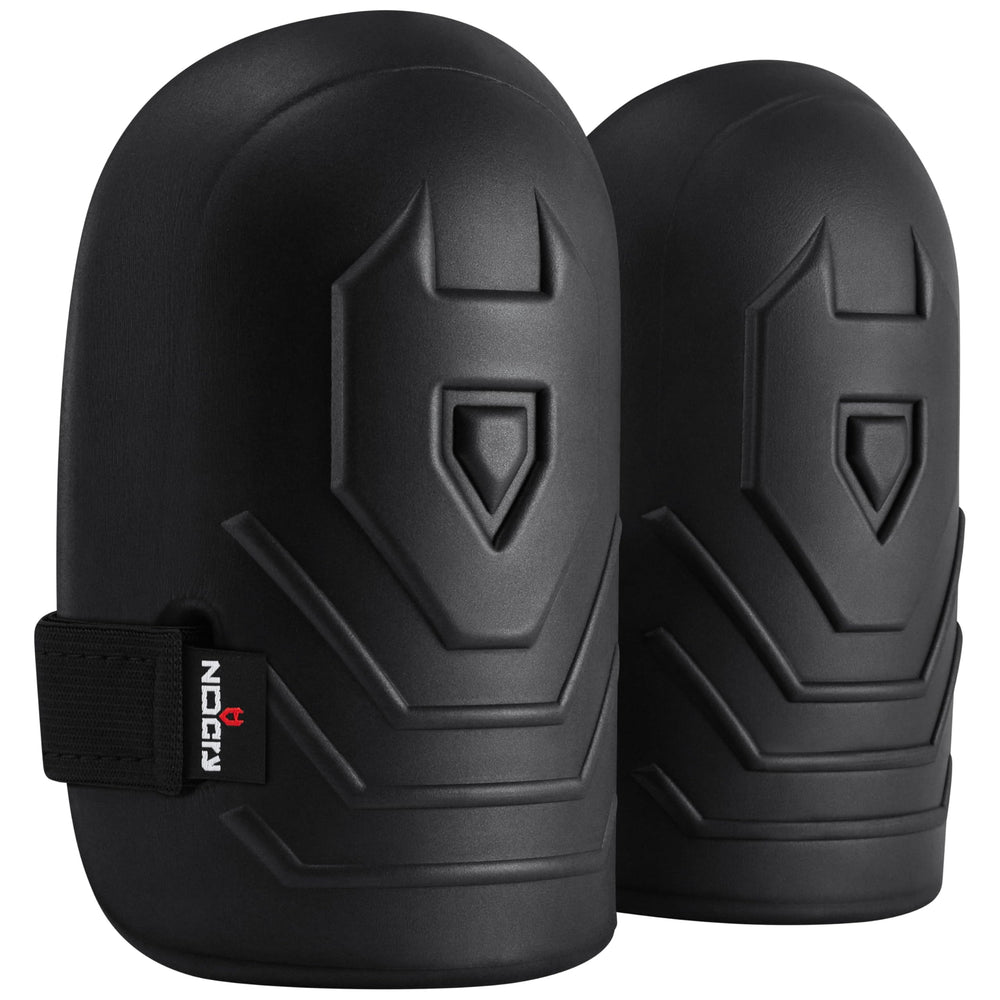 NoCry Gardening Knee Pads black model front view