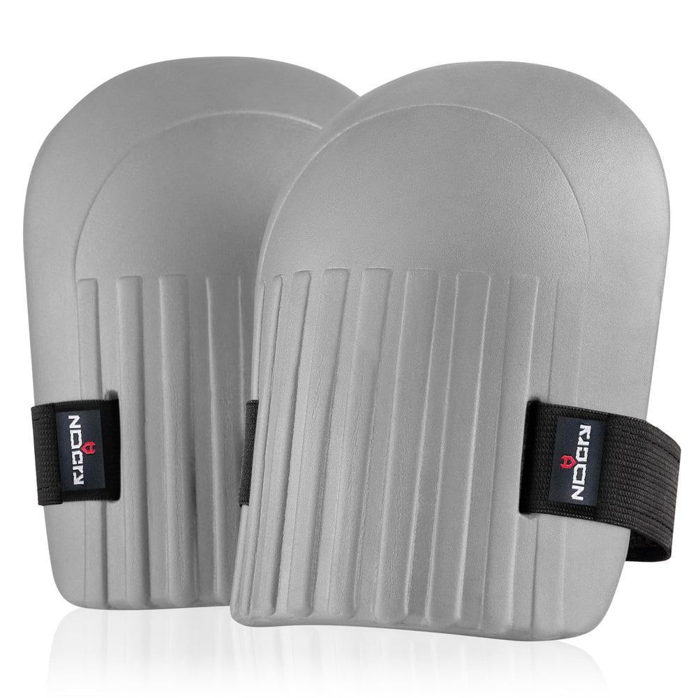 NoCry Gardening Knee Pads front view in grey
