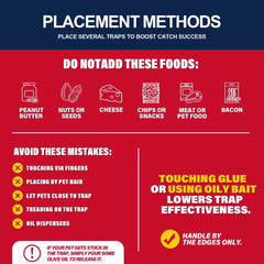 Noctelle mouse glue traps packaging with 15 traps