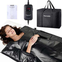 noerishia Infrared Sauna Blanket black model front view