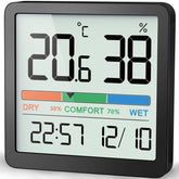 NOKLEAD Digital Hygrometer Indoor Thermometer front view with LCD display