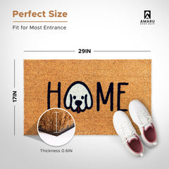 Non-slip backing of the AMARU Coco Welcome Mat