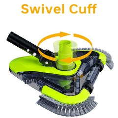 Non-slip wheels of Sepetrel Pool Vacuum Head
