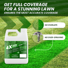 Not Rocket Sciences Green Spray Pattern Dye usage in garden
