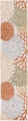 Nourison Aloha area rug on a patio setting