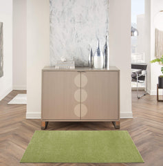 Nourison Essentials Green Area Rug 3' x 5' front view