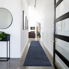 Nourison Essentials Midnight Blue Area Rug front view