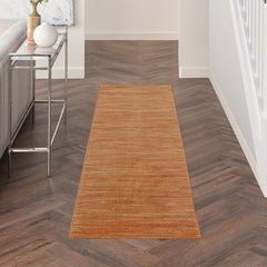Nourison Essentials Rust Outdoor Rug 2'2" x 7'6" front view