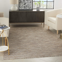 Nourison Positano Beige Outdoor Rug 3' x 5' front view