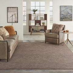 Nourison Positano Natural 2'2" x 12' outdoor rug front view