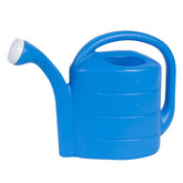 Novelty 2 Gallon Deluxe Watering Can in bright blue front view