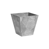 Novelty Ella Square Planter 8-Inch grey model front view