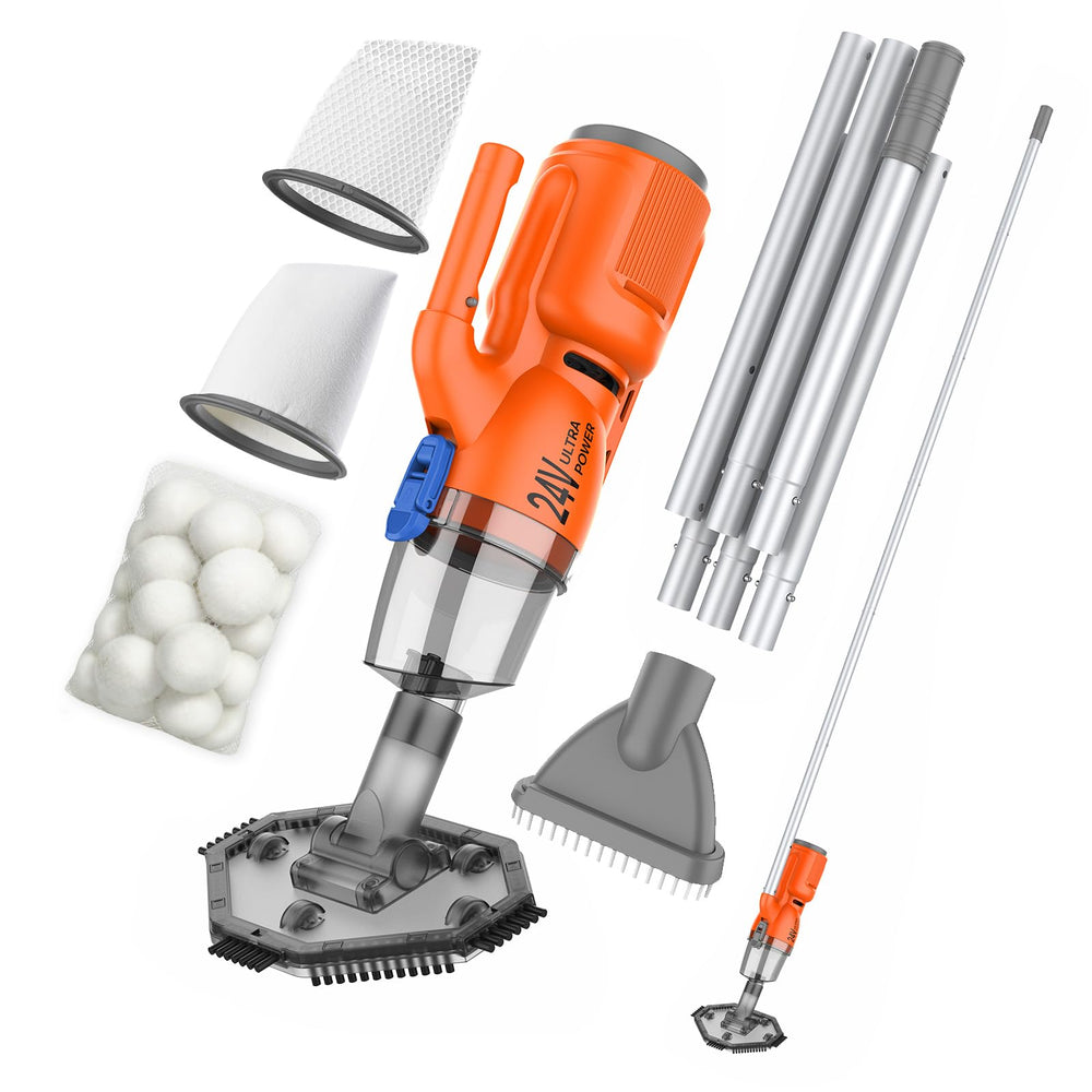 NOVOQUE 24V Cordless Handheld Pool Vacuum front view