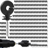 NQN Electric Fence Insulator 300 Pack showing insulators and socket tool