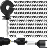 NQN Electric Fence Insulator pack showing 200 pieces
