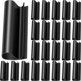 Nuanchu 32 Pcs Pool Cover Clips, Black, front view