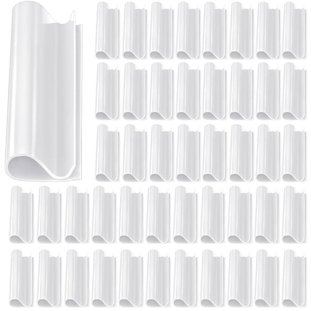 Nuanchu Pool Cover Clips - 48 pieces in white