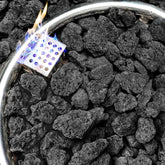 NUPICK 10lb Black Lava Rocks in packaging