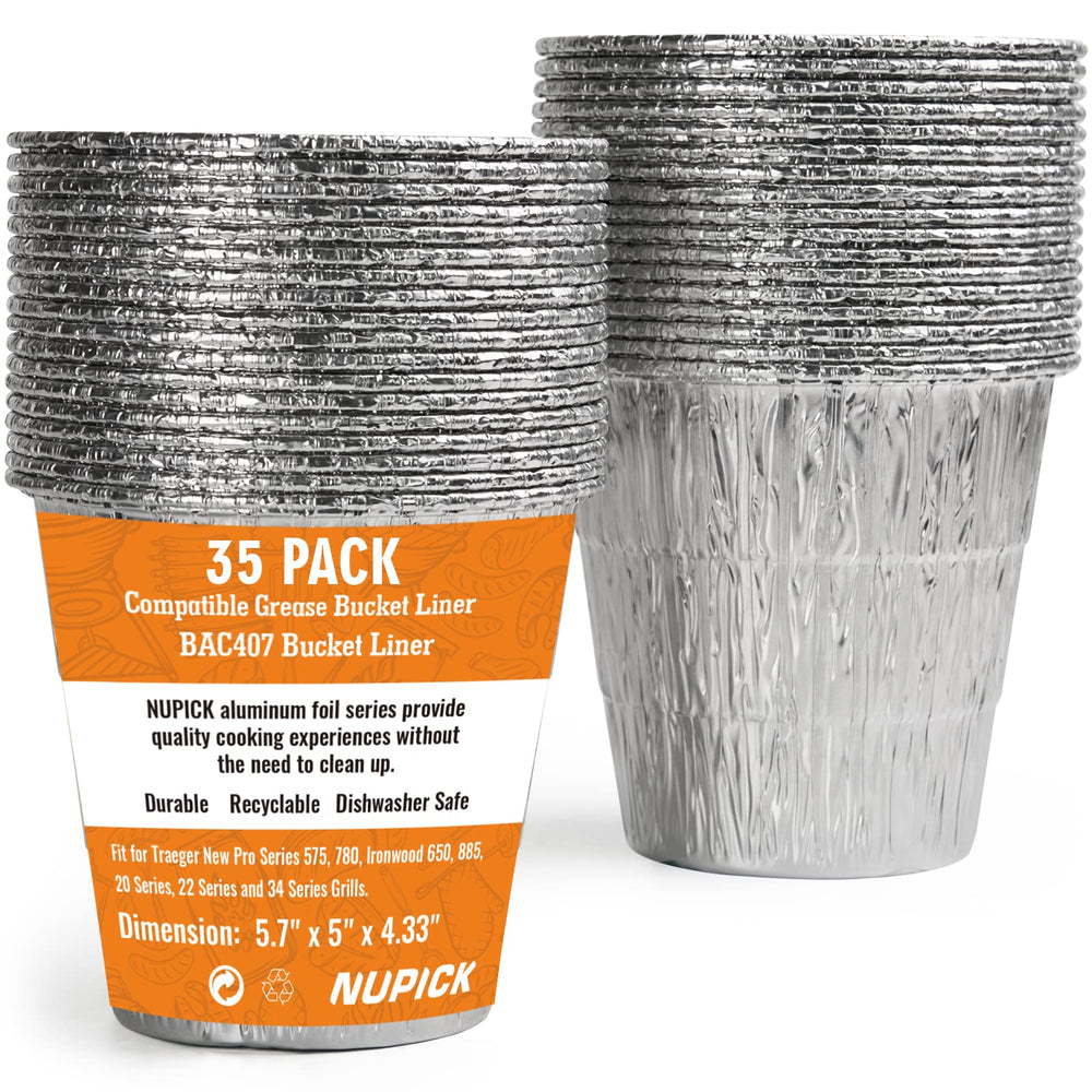 NUPICK 35 Pack grease bucket liner front view